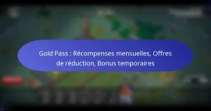 Read more about the article Gold Pass : Récompenses mensuelles, Offres de réduction, Bonus temporaires