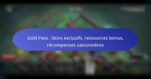 Read more about the article Gold Pass : Skins exclusifs, ressources bonus, récompenses saisonnières